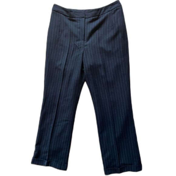 Larry Levine lined black pinstripe trousers  - 8 - Picture 1 of 4